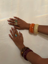 Load image into Gallery viewer, Green Agate &amp; Moonstone Ring
