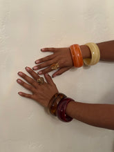 Load image into Gallery viewer, Orange Sapphire &amp; Tourmaline Ring
