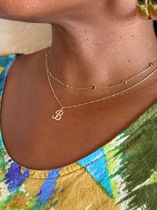 Gemstone 14k Gold Necklace