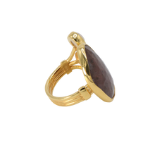 Load image into Gallery viewer, Red Sapphire &amp; Moonstone Ring
