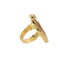 Load image into Gallery viewer, Orange Sapphire &amp; Tourmaline Ring
