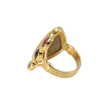 Load image into Gallery viewer, Brown Sapphire &amp; Tourmaline Ring
