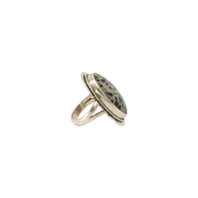 Load image into Gallery viewer, Dalmatian Jasper Ring
