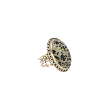 Load image into Gallery viewer, Dalmatian Jasper Ring
