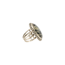 Load image into Gallery viewer, Dalmatian Jasper Ring
