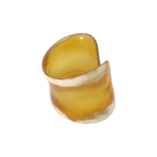 Load image into Gallery viewer, Caramel &amp; White Horn Cuff
