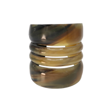 Load image into Gallery viewer, Natural 4 Layered Horn Cuff
