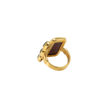 Load image into Gallery viewer, Red Sapphire &amp; Quartz Ring
