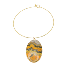 Load image into Gallery viewer, Bumble Bee Jasper Necklace
