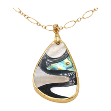 Load image into Gallery viewer, Wave Abalone Shell Necklace
