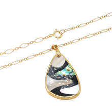 Load image into Gallery viewer, Wave Abalone Shell Necklace

