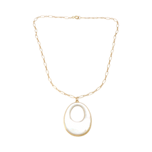 Load image into Gallery viewer, Drop Mother Of Pearl Necklace
