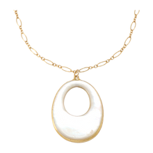Load image into Gallery viewer, Drop Mother Of Pearl Necklace
