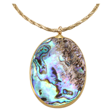 Load image into Gallery viewer, Oval Abalone Shell Necklace
