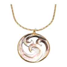Load image into Gallery viewer, Brown Tsunami Mother Of Pearl Necklace
