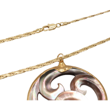 Load image into Gallery viewer, Brown Tsunami Mother Of Pearl Necklace

