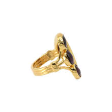 Load image into Gallery viewer, Brown Sapphire &amp; Garnet Ring
