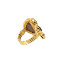Load image into Gallery viewer, Brown Sapphire &amp; Garnet Ring
