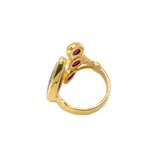 Load image into Gallery viewer, Brown Sapphire &amp; Garnet Ring

