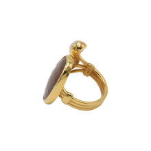 Load image into Gallery viewer, Red Sapphire &amp; Moonstone Ring
