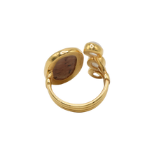 Load image into Gallery viewer, Red Sapphire &amp; Moonstone Ring
