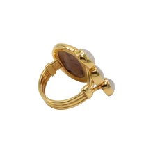 Load image into Gallery viewer, Red Sapphire &amp; Moonstone Ring
