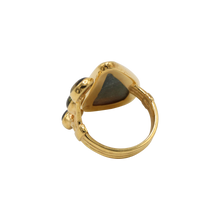 Load image into Gallery viewer, Brown Sapphire &amp; Quartz Ring

