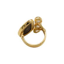 Load image into Gallery viewer, Brown Sapphire &amp; Moonstone Ring
