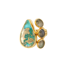 Load image into Gallery viewer, Turquoise &amp; Aqua Ring

