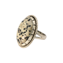 Load image into Gallery viewer, Dalmation Jasper Ring
