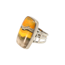 Load image into Gallery viewer, Bumble Bee Jasper Ring
