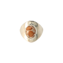Load image into Gallery viewer, Garnet in Limestone Ring
