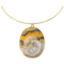 Load image into Gallery viewer, Bumblebee Jasper Necklace
