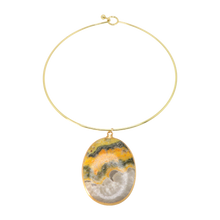 Load image into Gallery viewer, Bumblebee Jasper Necklace
