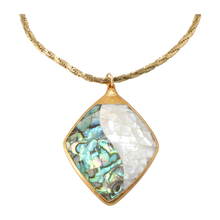 Load image into Gallery viewer, Diamond Abalone Shell Necklace
