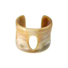Load image into Gallery viewer, 3 Hole Horn Cuff
