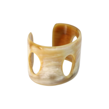 Load image into Gallery viewer, 3 Hole Horn Cuff
