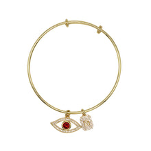 Load image into Gallery viewer, Protection Initial Charm Bracelet
