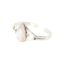 Load image into Gallery viewer, Rainbow Moonstone Bangle
