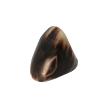 Load image into Gallery viewer, Cream &amp; Dark Brown Horn Ring
