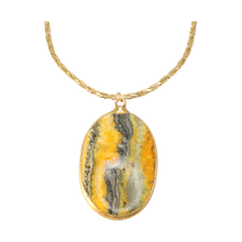 Load image into Gallery viewer, Bumble Bee Jasper Necklace

