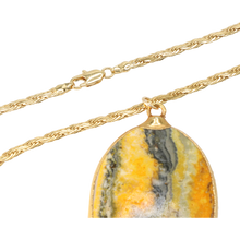 Load image into Gallery viewer, Bumble Bee Jasper Necklace
