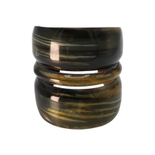 Load image into Gallery viewer, Striped 3 Layered Horn Cuff
