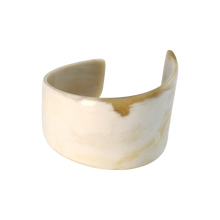 Load image into Gallery viewer, Cream Curved Horn Cuff
