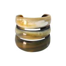 Load image into Gallery viewer, Thick 3 Layered Horn Cuff

