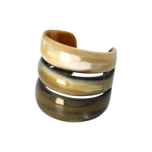 Load image into Gallery viewer, Thick 3 Layered Horn Cuff
