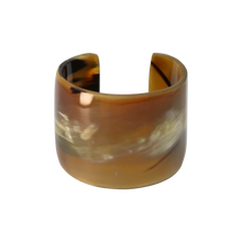 Load image into Gallery viewer, Caramel &amp; Black Horn Cuff
