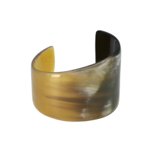Load image into Gallery viewer, Yellow &amp; Black Curved Horn Cuff
