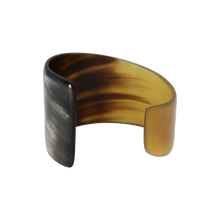 Load image into Gallery viewer, Yellow &amp; Black Curved Horn Cuff
