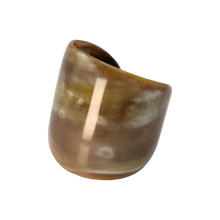 Load image into Gallery viewer, Large Brown &amp; Green Curved Cuff
